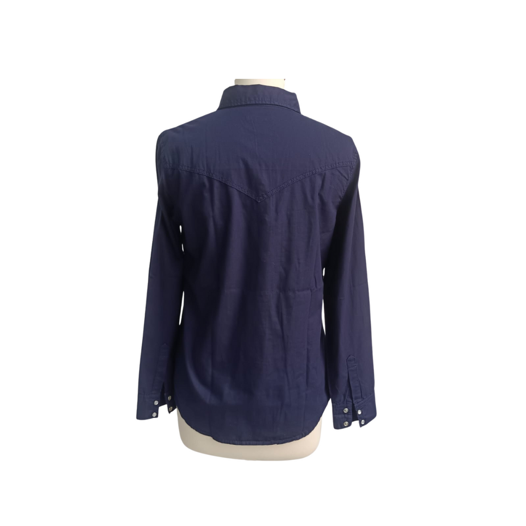 Forever 21 Purple Button Down Collared Shirt | Pre Loved |