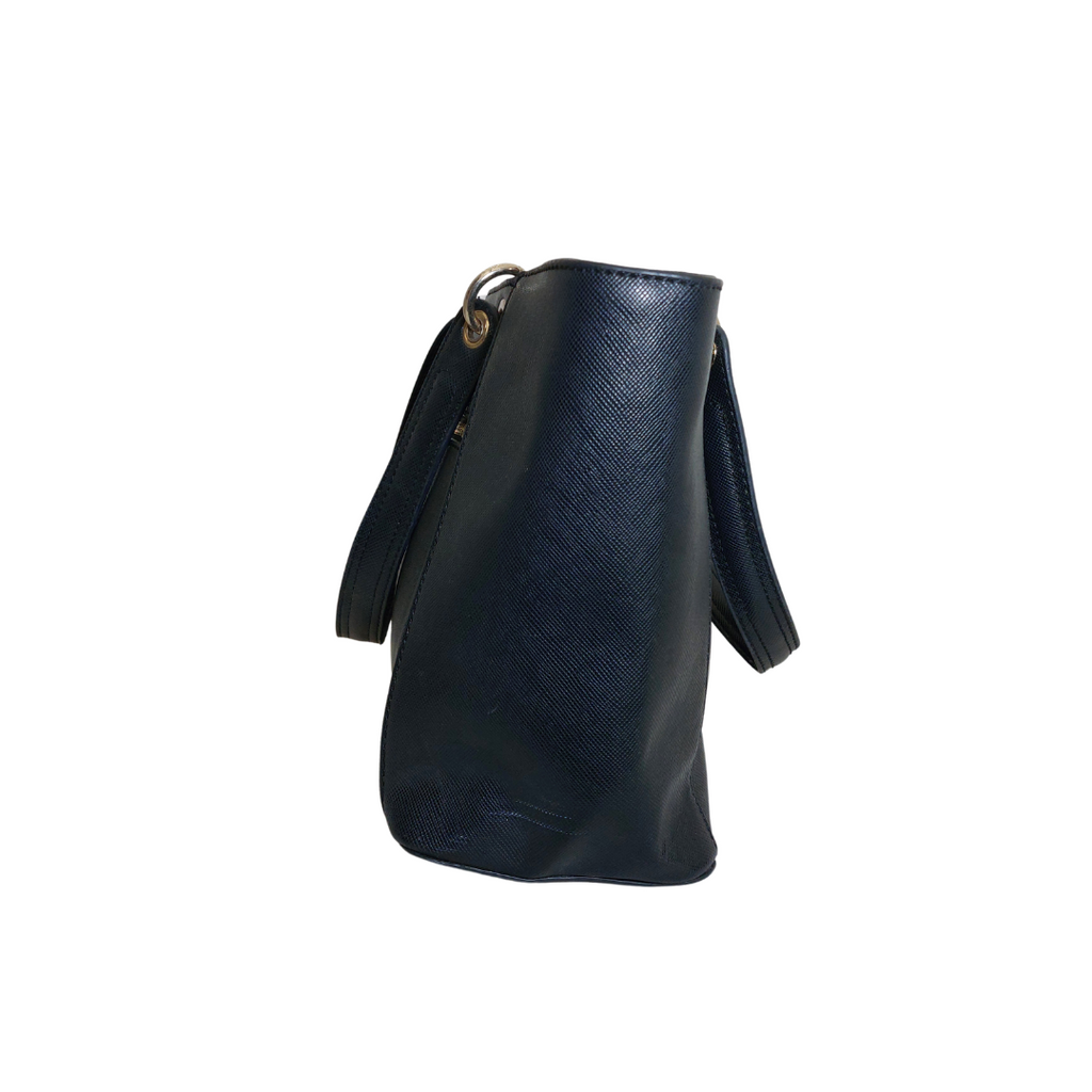 Guess Black Kamryn Leatherette Tote Bag | Pre Loved |