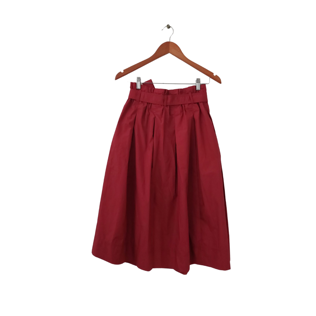 Uniqlo Red High-Waisted Skirt | Like New |