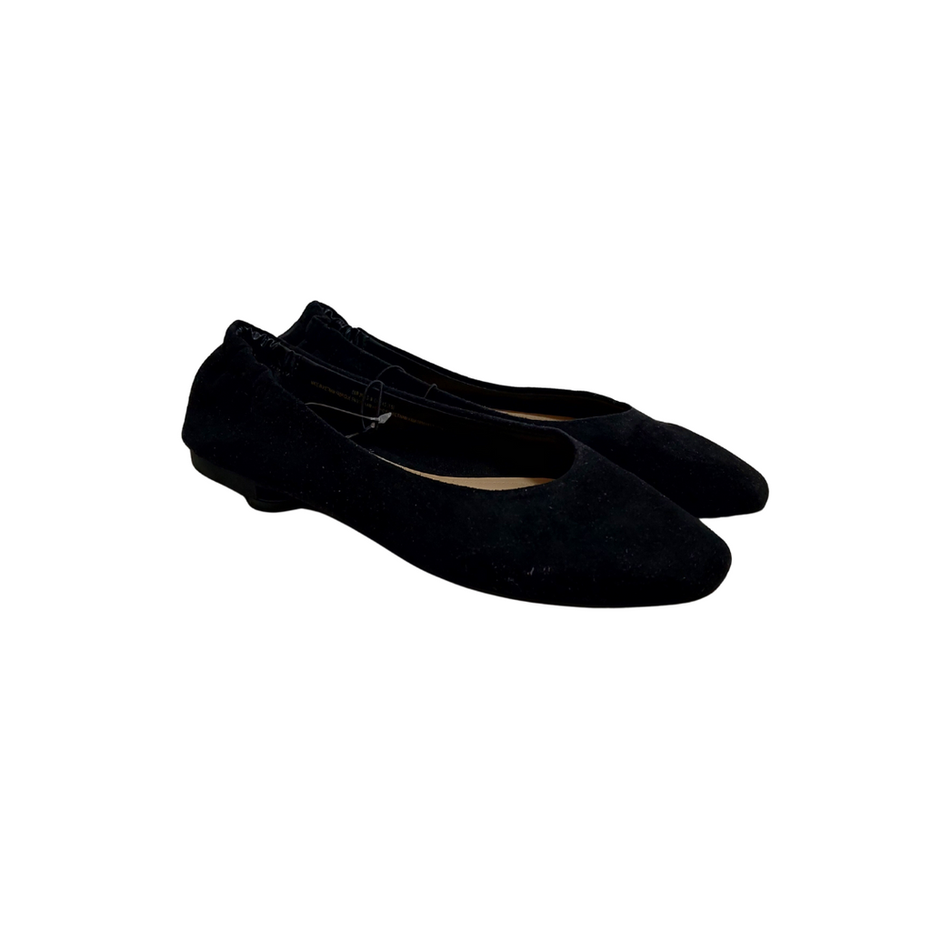 H&M Black Suede Flats | Brand New |
