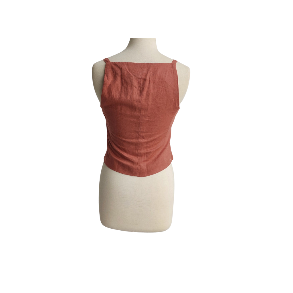 ZARA Dusky Pink Sleeveless Vest | Gently Used |