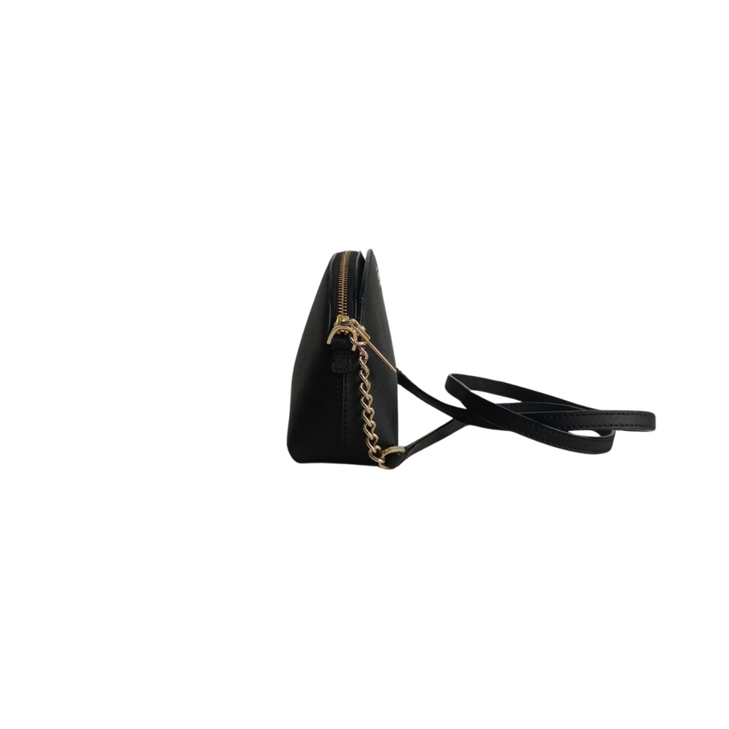 Kate Spade Black Leather Dome Crossbody Bag | Gently Used |