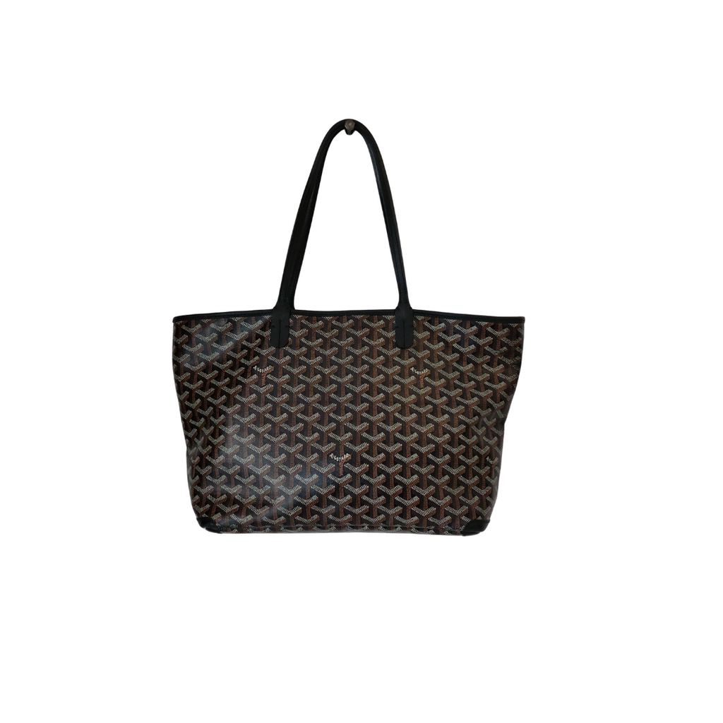 Goyard Black Goyardine Coated Canvas and Leather Artois PM Tote | Pre Loved |