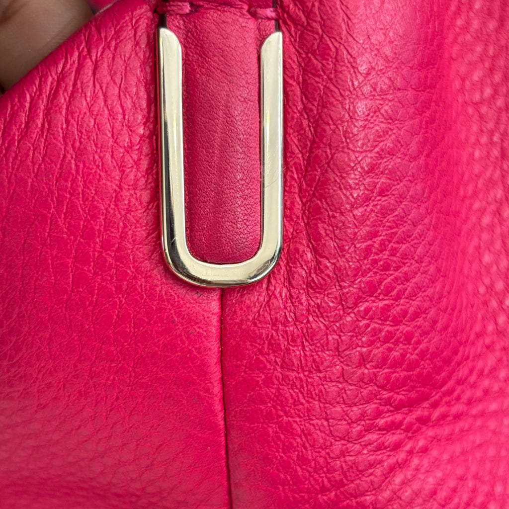 Coach Bag Ruby Pink Madison Leather Small Phoebe Shoulder Bag | Pre Loved |