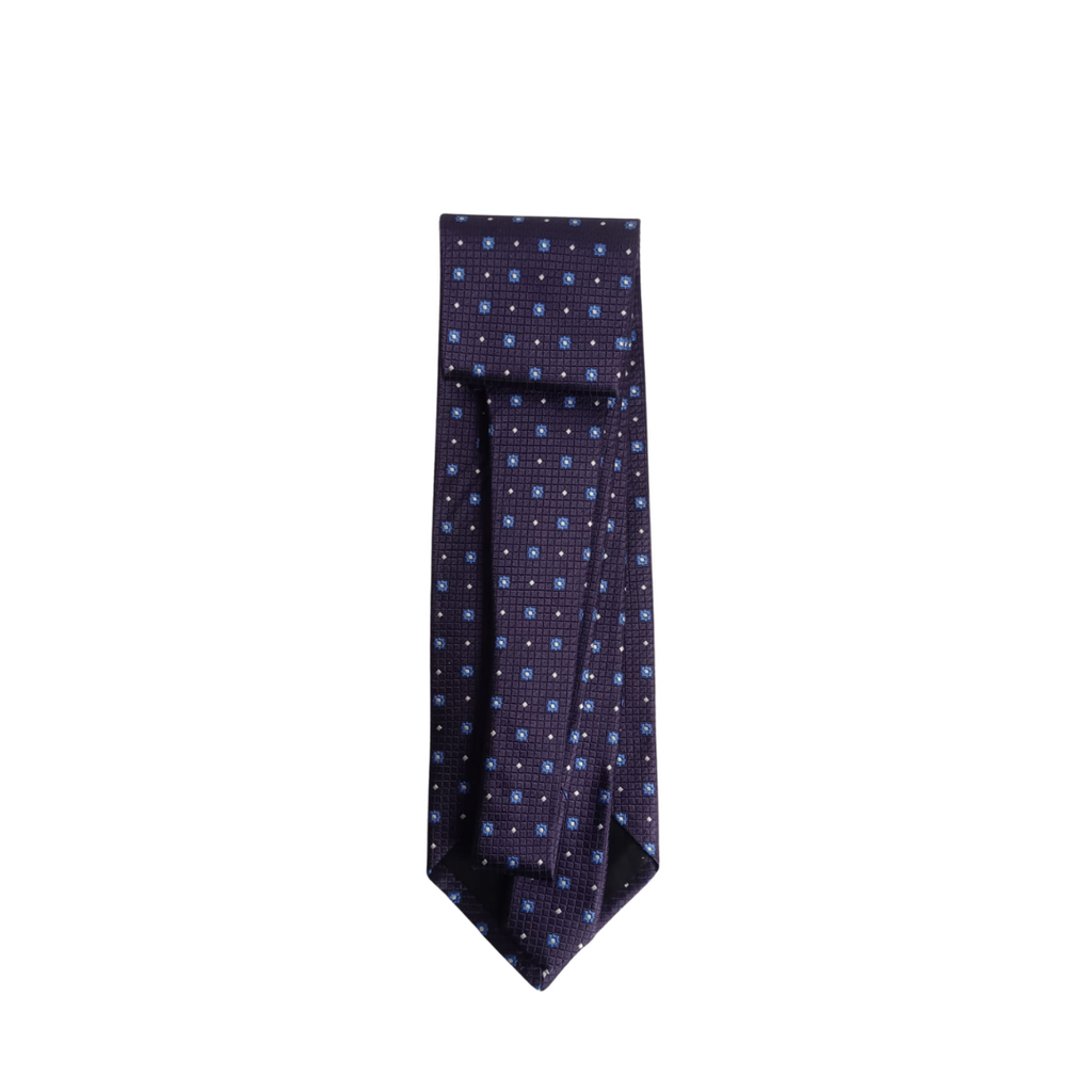 Jos. A. Bank. Men's Purple Silk Dotted Tie | Brand New |