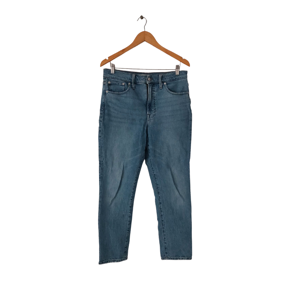 Madewell Classic Blue Denim Straight-leg Jeans | Like New |
