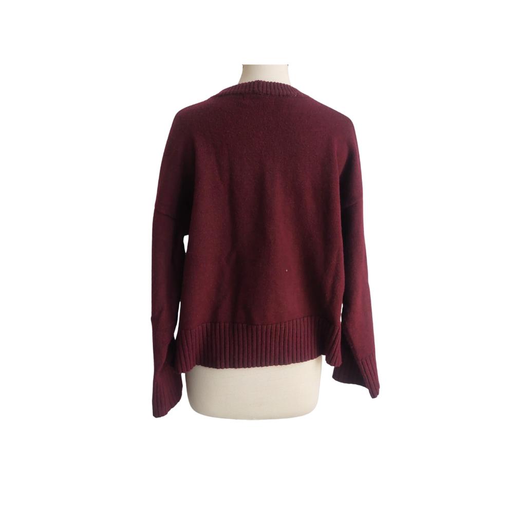 Bershka Burgundy Sweater | Gently Used |