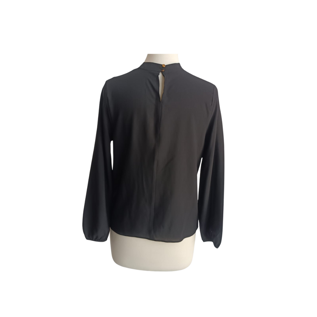 Atmosphere Black Lace Detail Top | Gently Used |