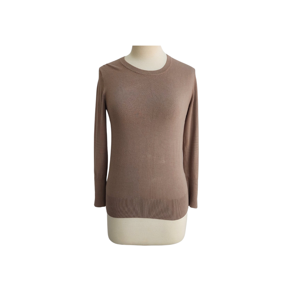 Zara Grey Gold Button Top | Pre Loved |