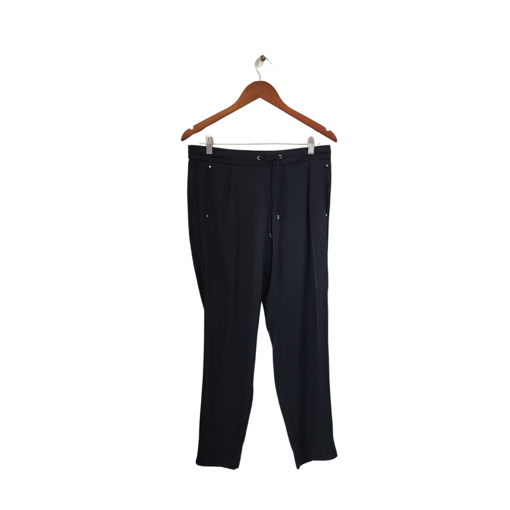 Wallis Navy Elastic-waist Pants | Brand New |