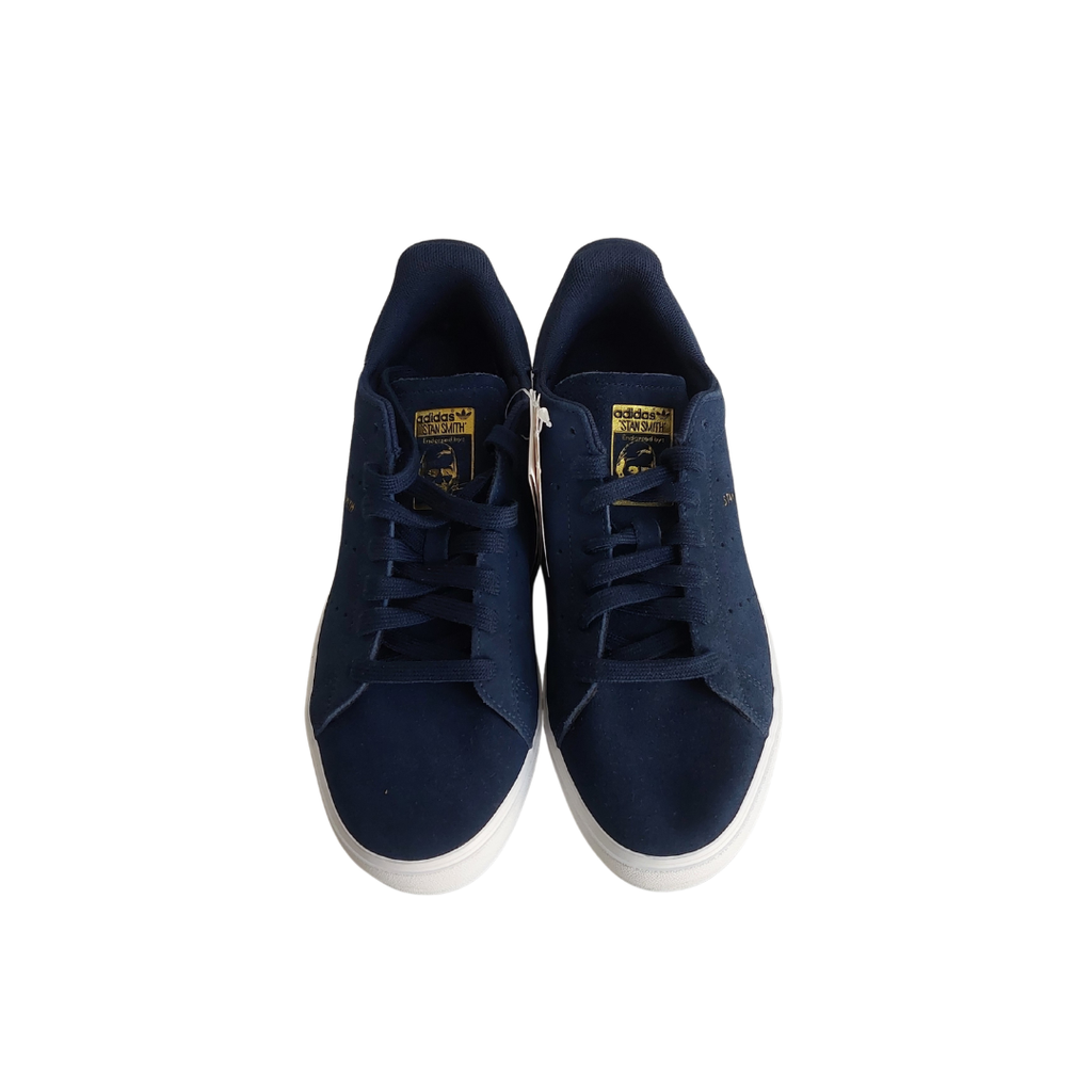 Adidas Men's Blue Suede Stan Smith VULC Sneakers | Brand New |