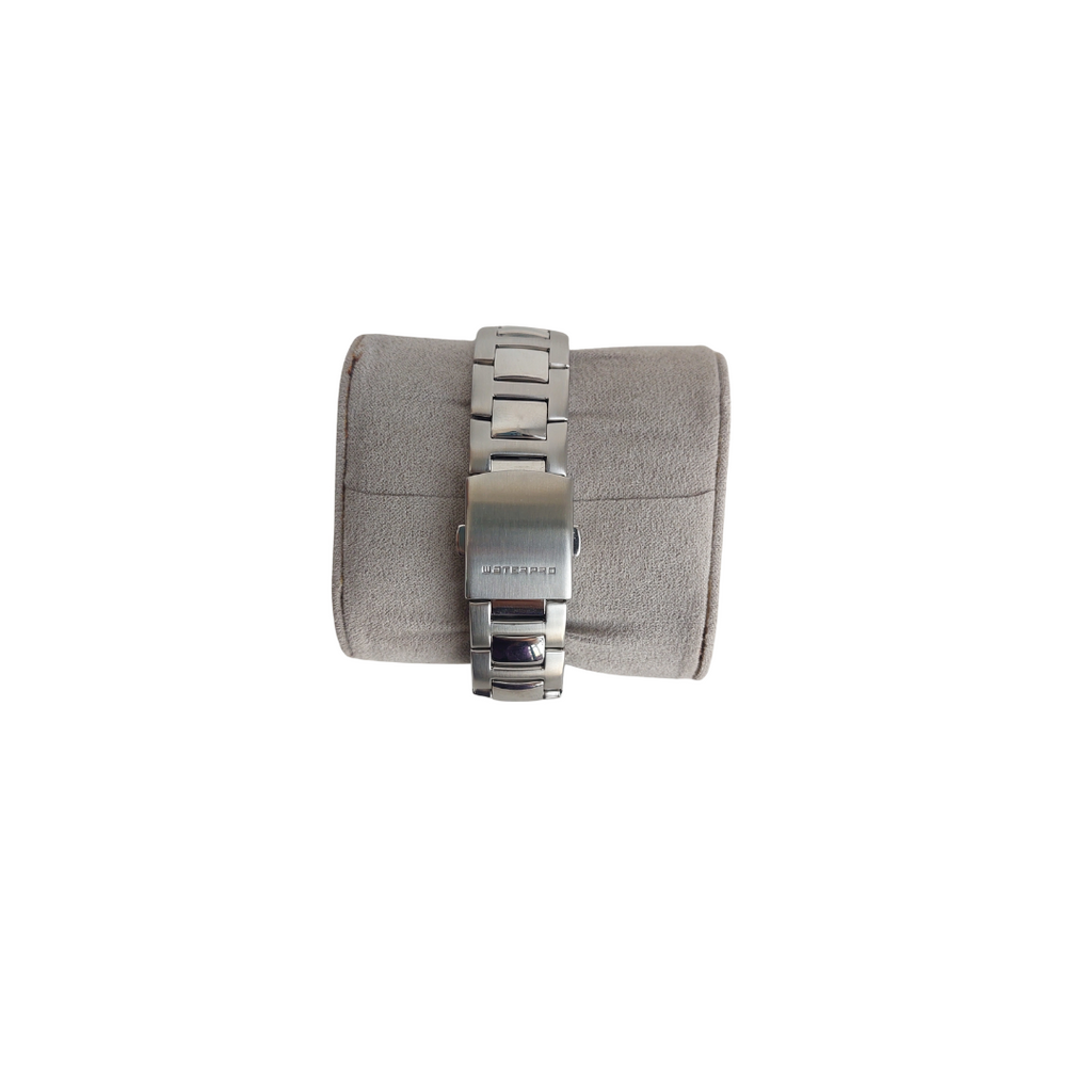 Guess Men's Blue Dial Date Window Stainless Steel G66450G Bracelet Watch | Gently Used |