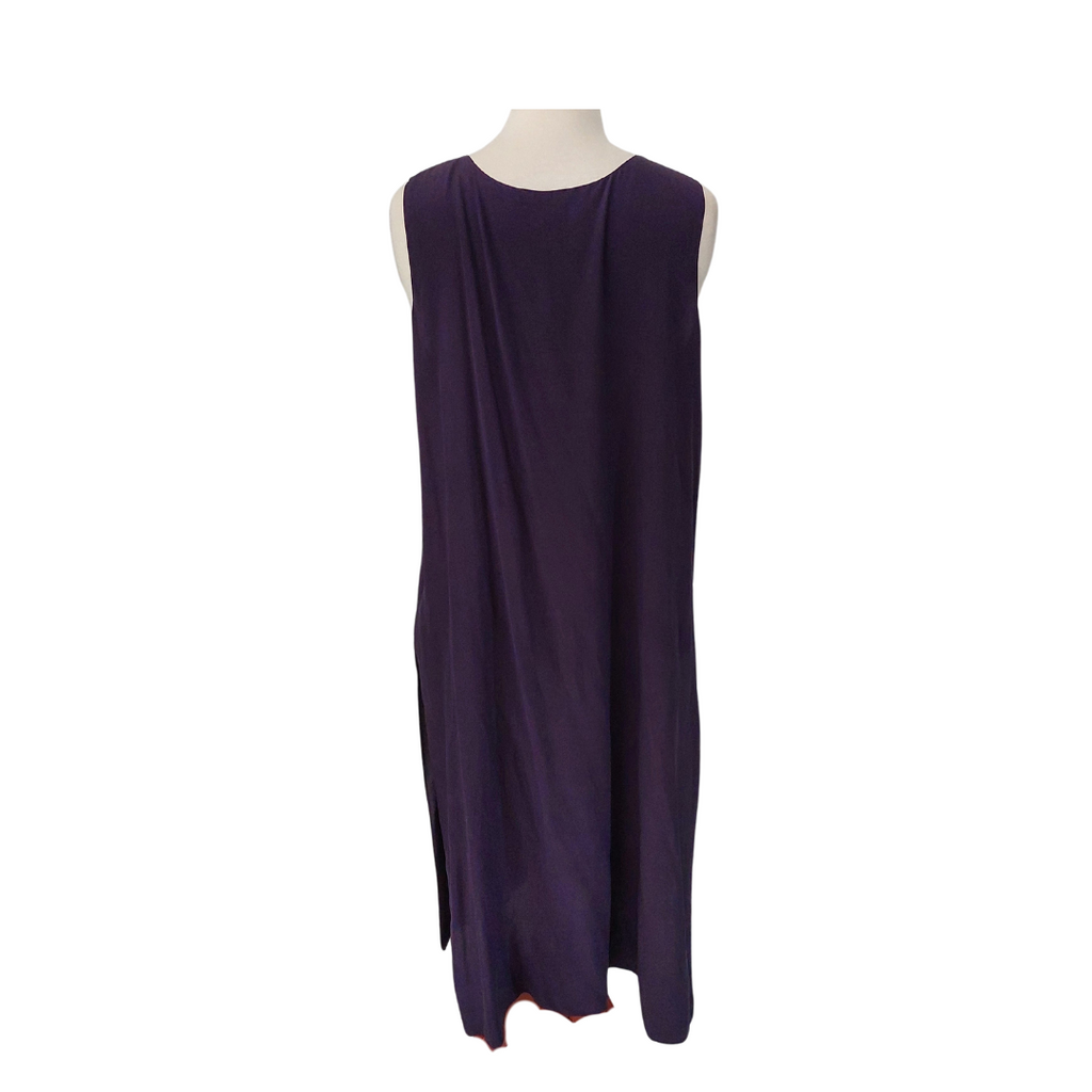 Sania Maskatiya Purple Embroidered Kurta | Gently Used |
