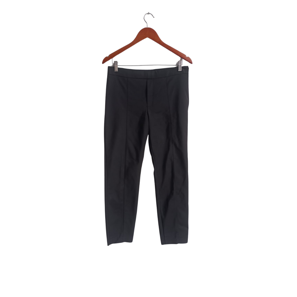 Mango Black Side-Zip Straight Leg Pants | Pre Loved |