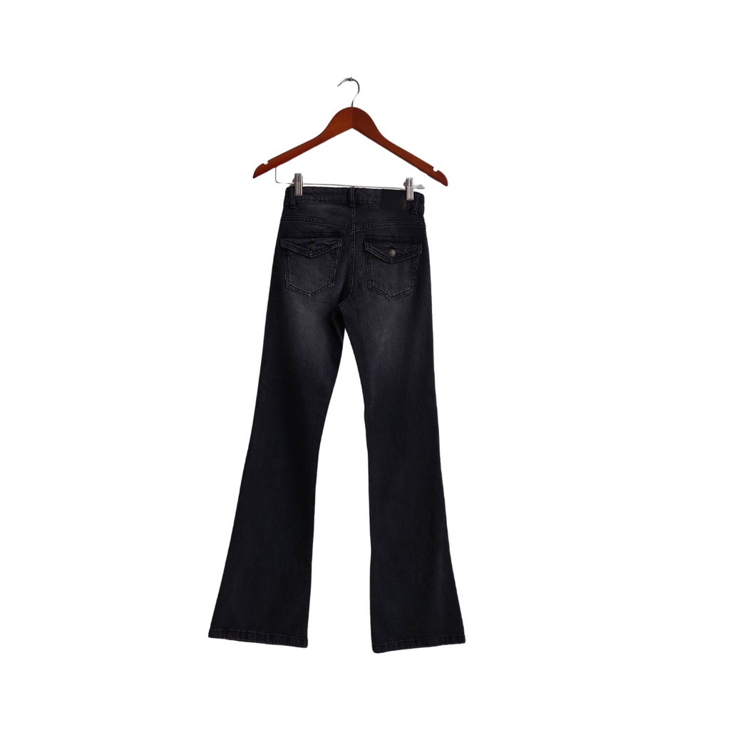 Pull & Bear Black Faded Straight Leg Jeans | Gently Used |