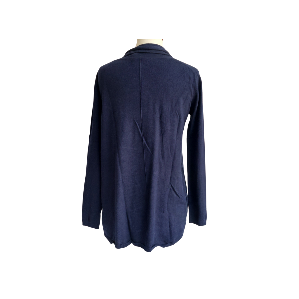 ZARA Navy Blue Knit Cover Up | Pre Loved |