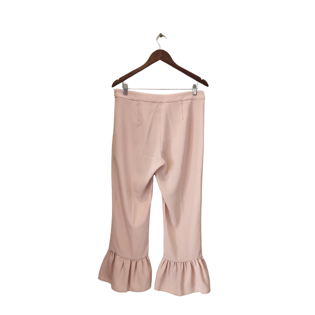 ZARA Light Pink Flared Pants | Pre Loved |