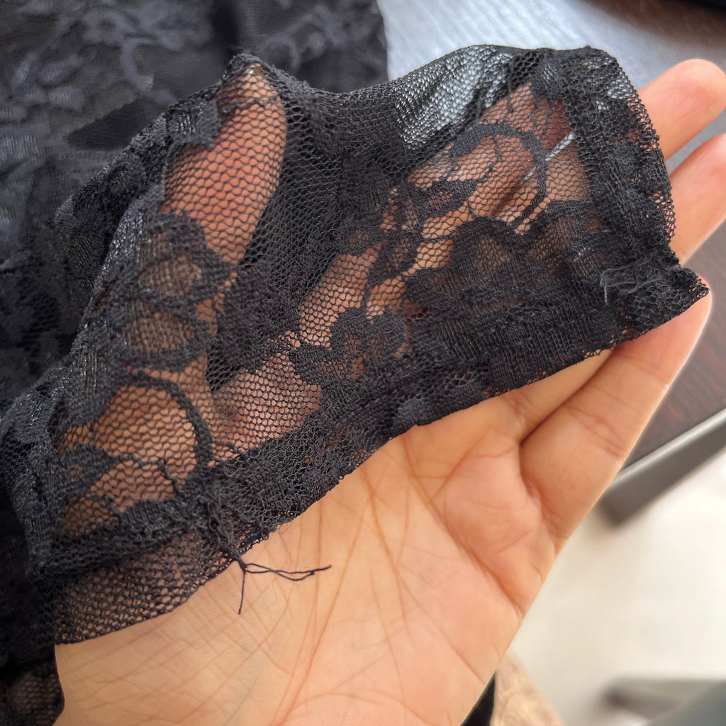 H&M Black Net Poncho Top | Gently Used |