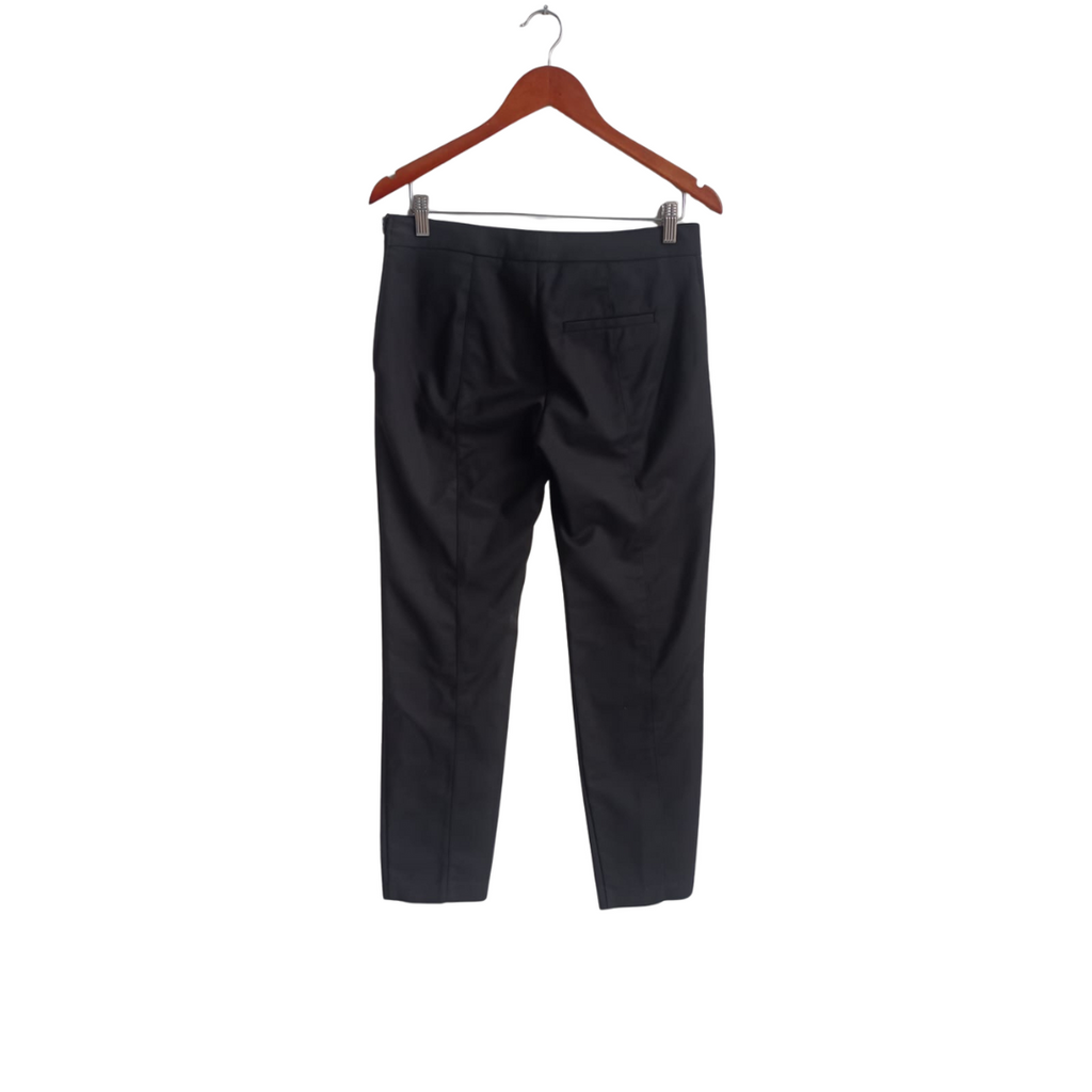 Mango Black Side-Zip Straight Leg Pants | Pre Loved |