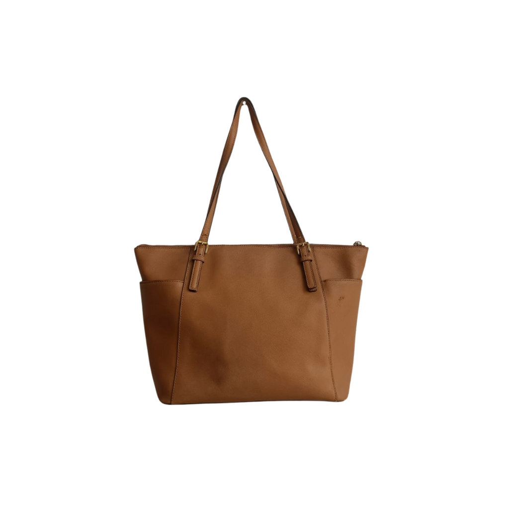 Michael Kors Tan Saffiano Leather Jet Set Tote Bag | Pre Loved |