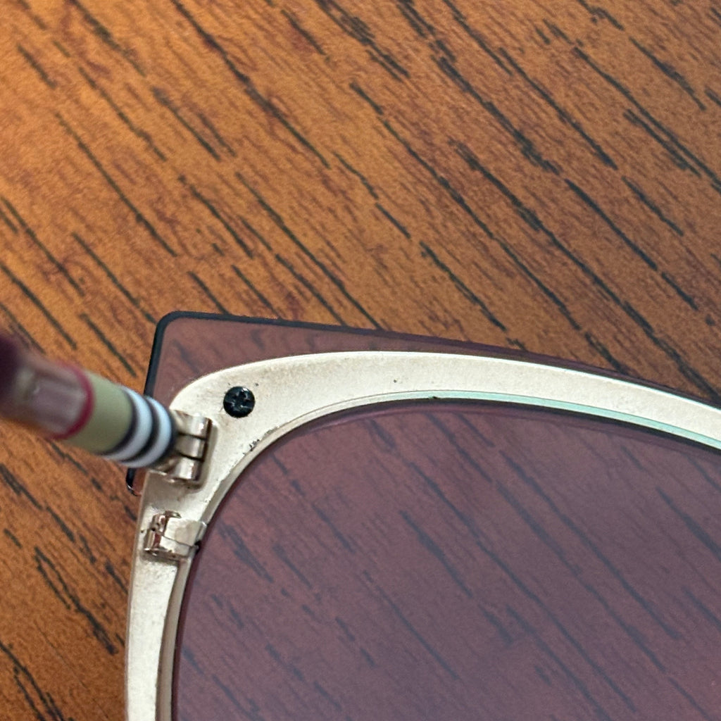 Burberry Pink/Gold BE3096 Oversize Metal Sunglasses | Brand New |