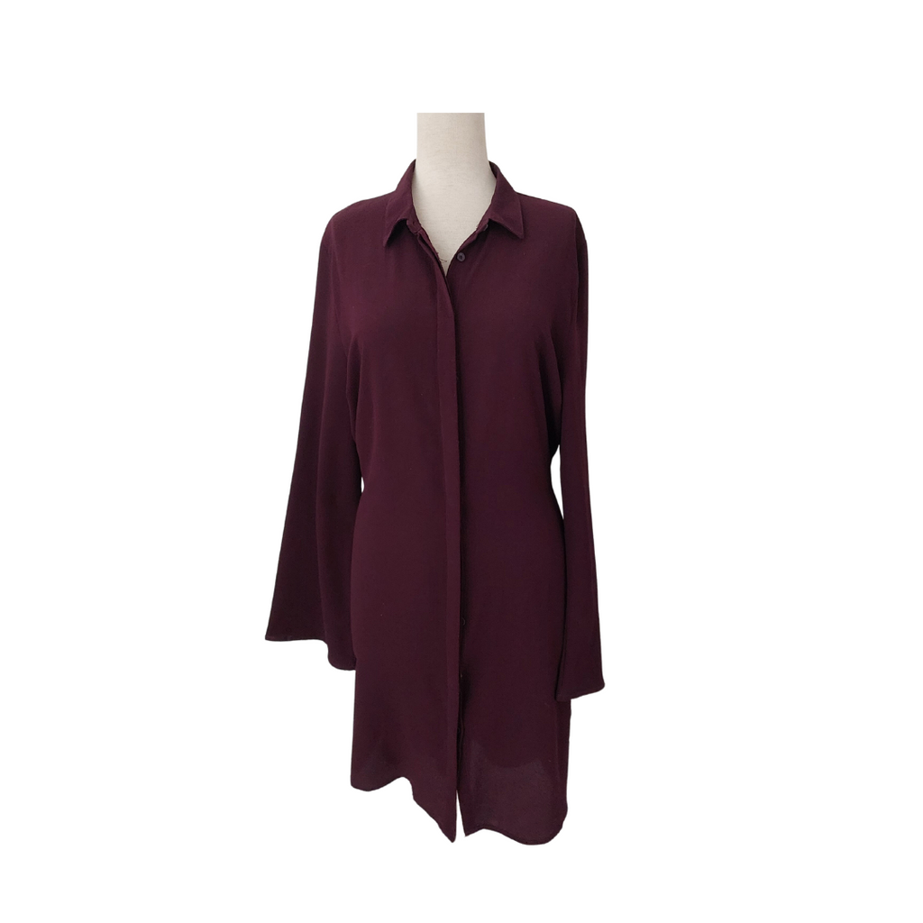 New Look Plum Belted Long Tunic | Pre Loved |