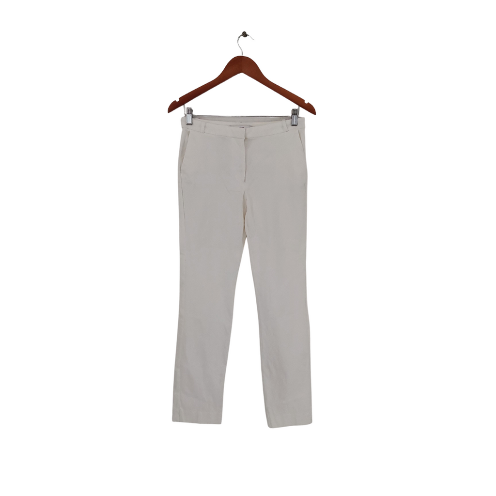 Mango Off-White Straight Pants | Gently Used |
