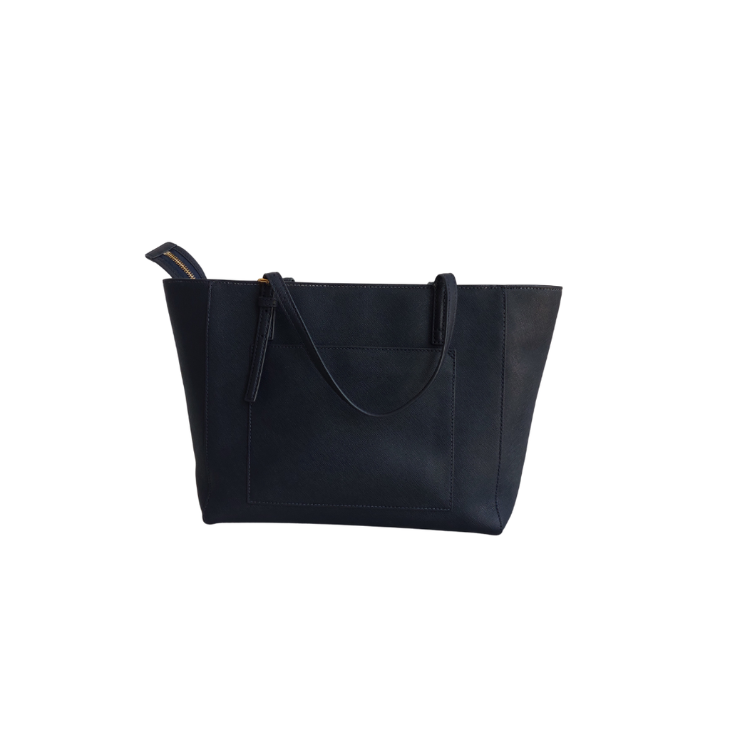 Tory Burch Navy Emerson Small Tote Bag | Pre Loved |