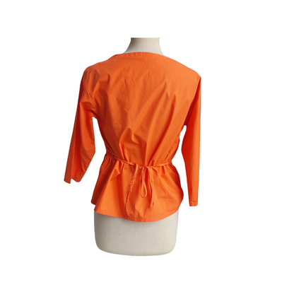 Gap Orange Round Neck Top | Gently Used |