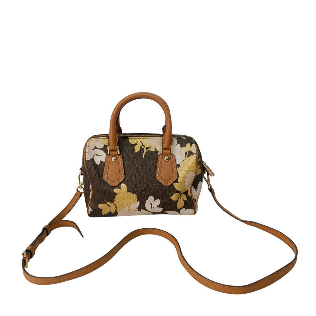 Michael Kors Brown Aria Satchel Bag | Pre Loved |