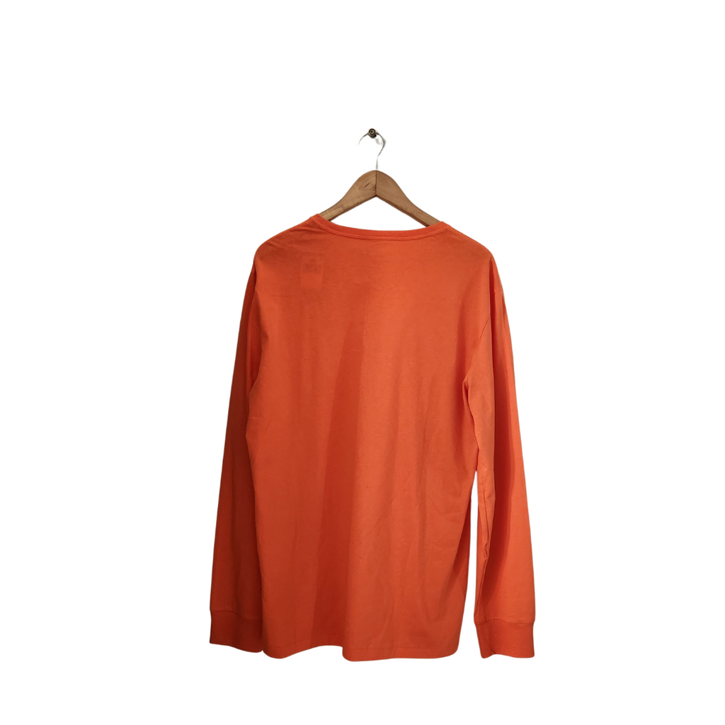 Ralph Lauren Polo Men's Orange Long-sleeves T-shirt | Brand New |