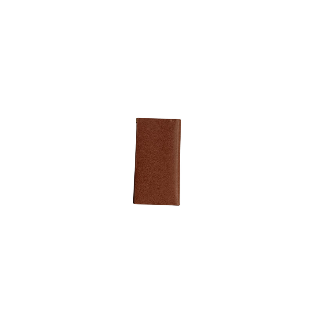Salvatore Ferragamo Men's Tan Leather Long Wallet | Like New |