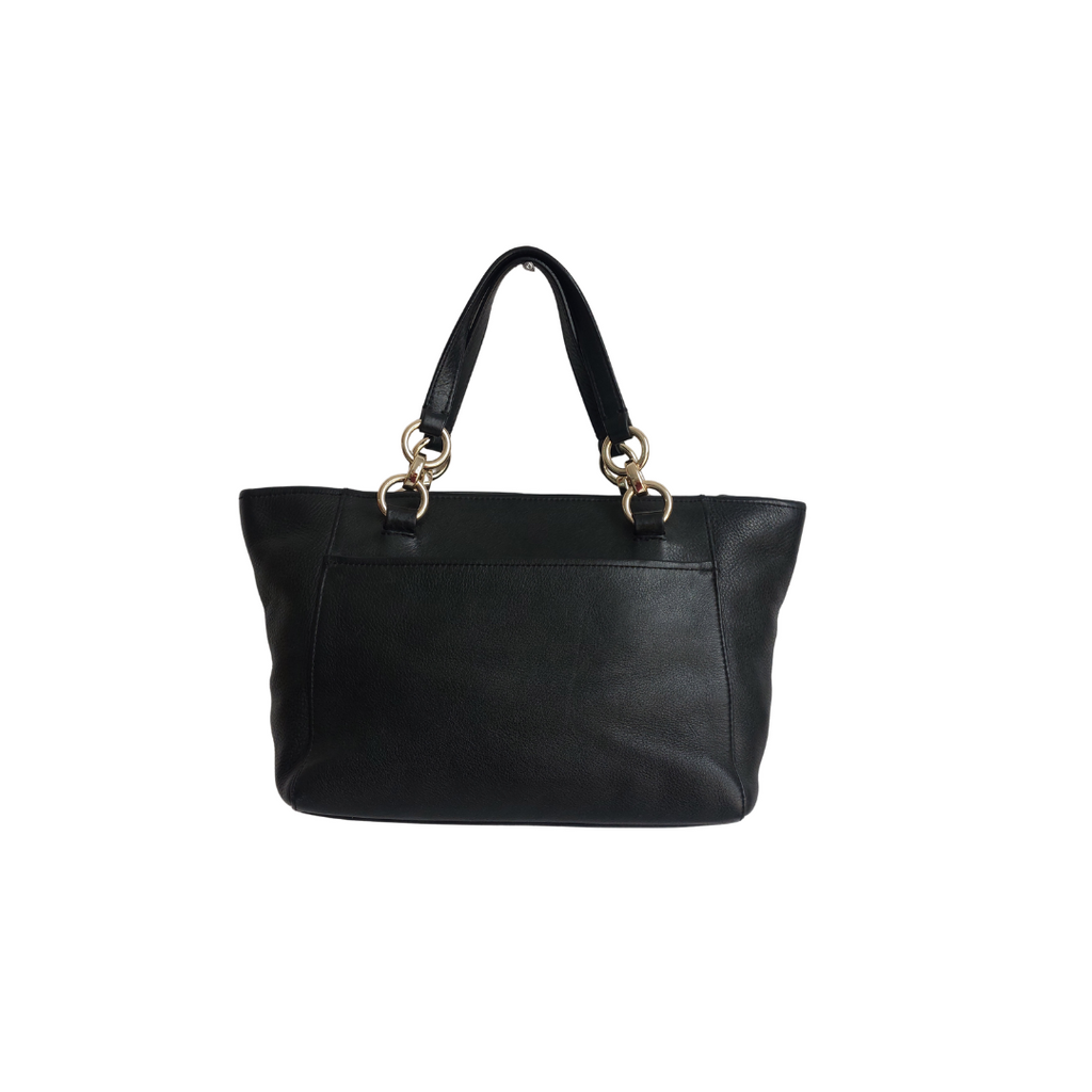 Coach Black Mini Ellis Leather Satchel Bag | Pre Loved |