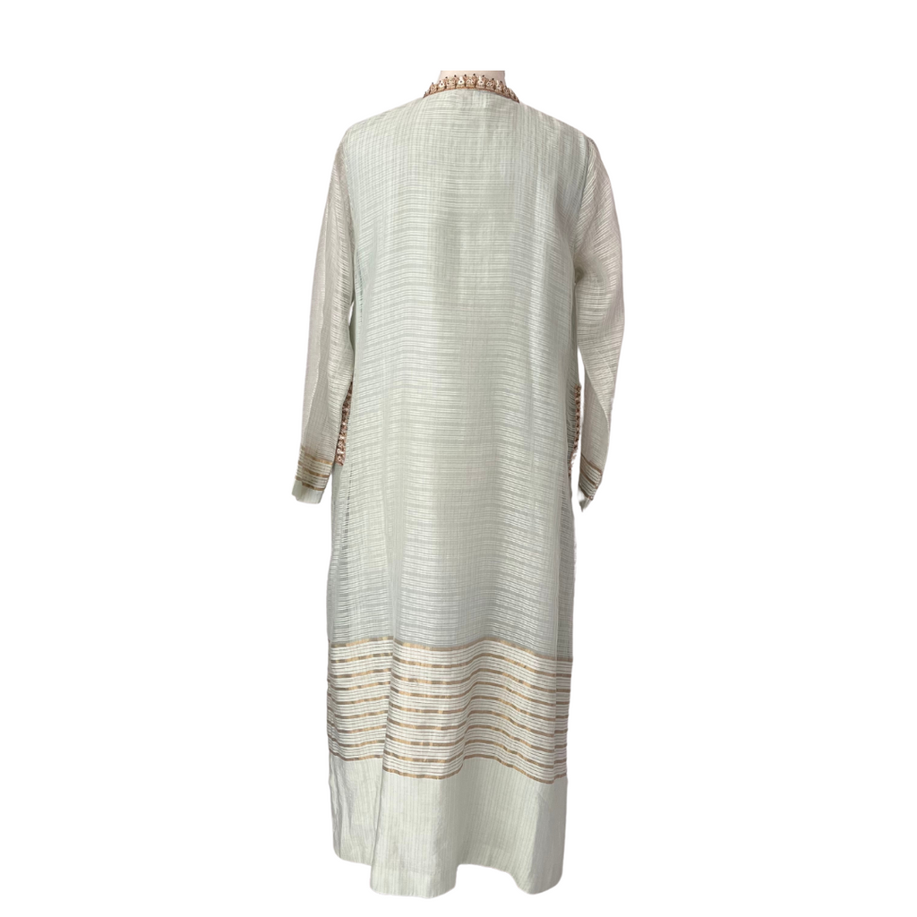 Zohra Alam Mint Green Embroidered Outfit (3 pieces) | Pre Loved |