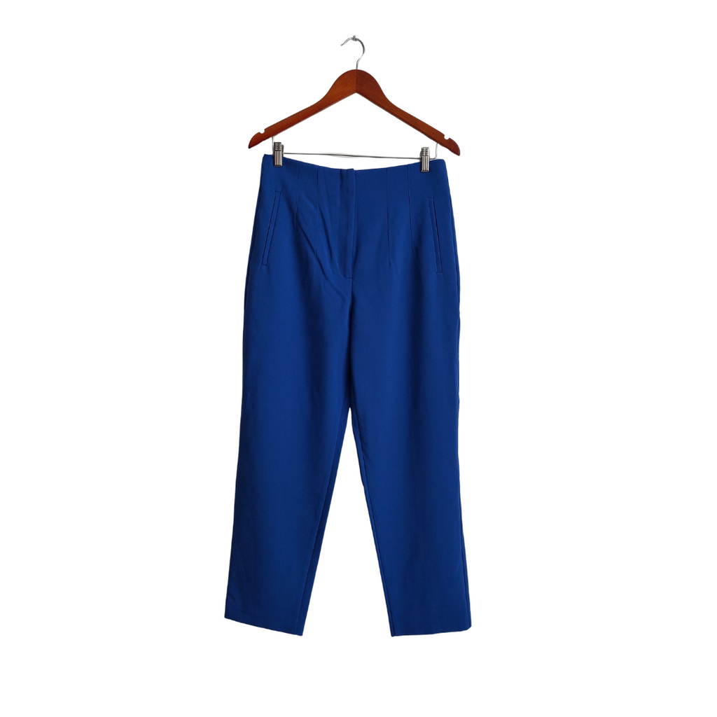 Zara Blue Straight Leg Pants | Gently Used |