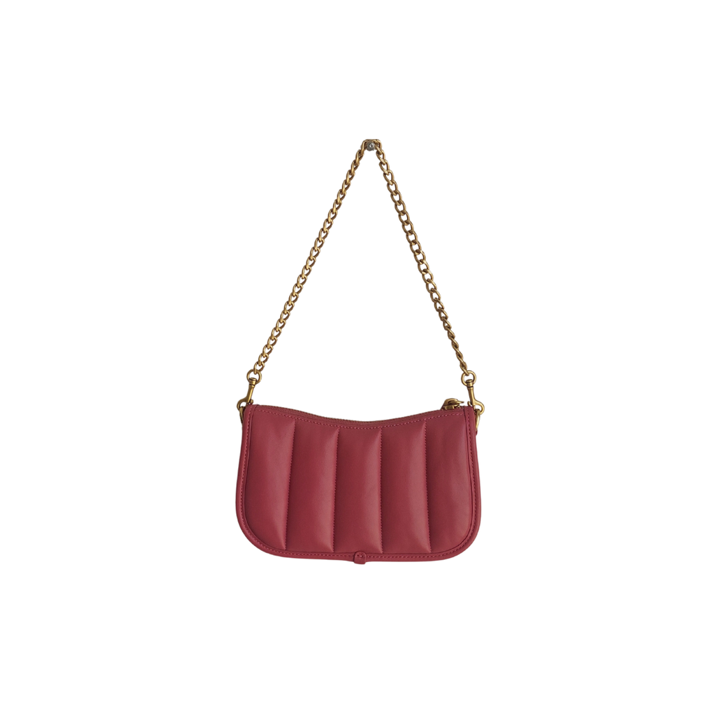 Coach Pink Quilted Leather Swinger 20 Shoulder Bag | Gently Used |