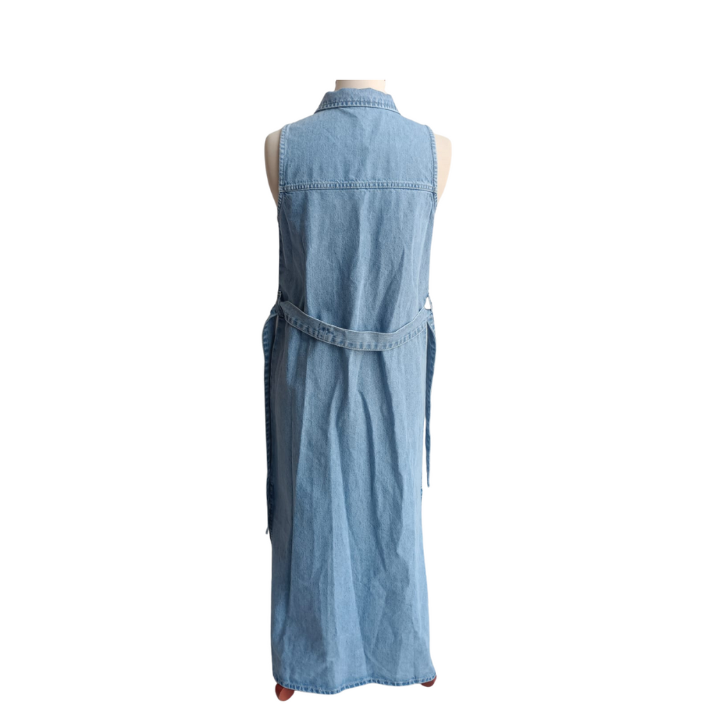MAAG Light Blue Denim Button Down Tunic | Brand New |