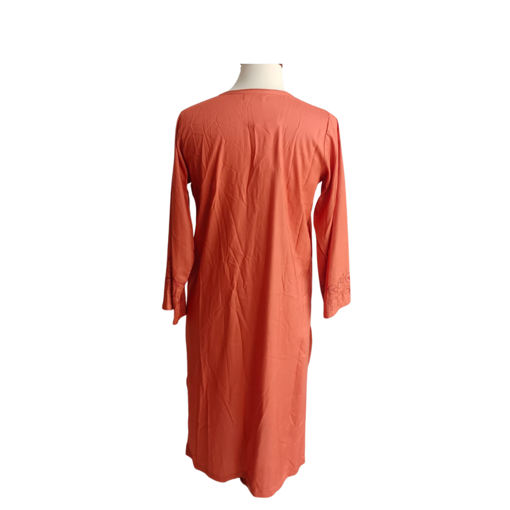 Mishkaa Rust Embroidered Kurta | Brand New |
