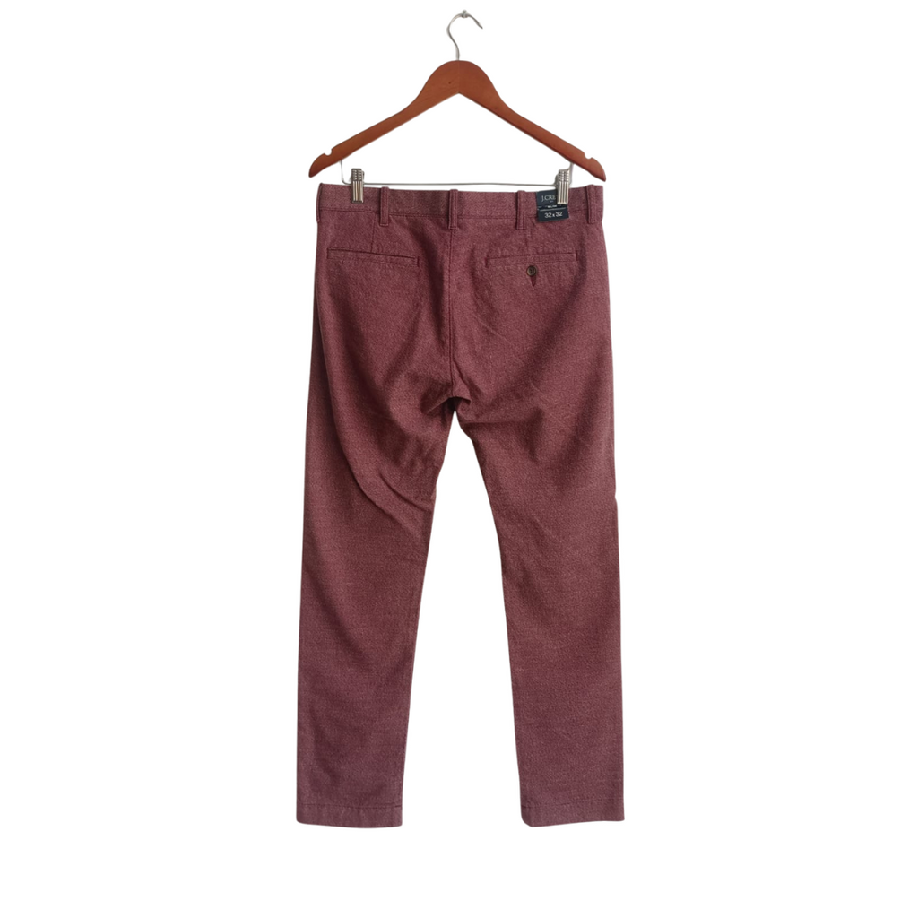 J,Crew Men's Purple & White Heather Effect Slim Fit Pants | Brand New |