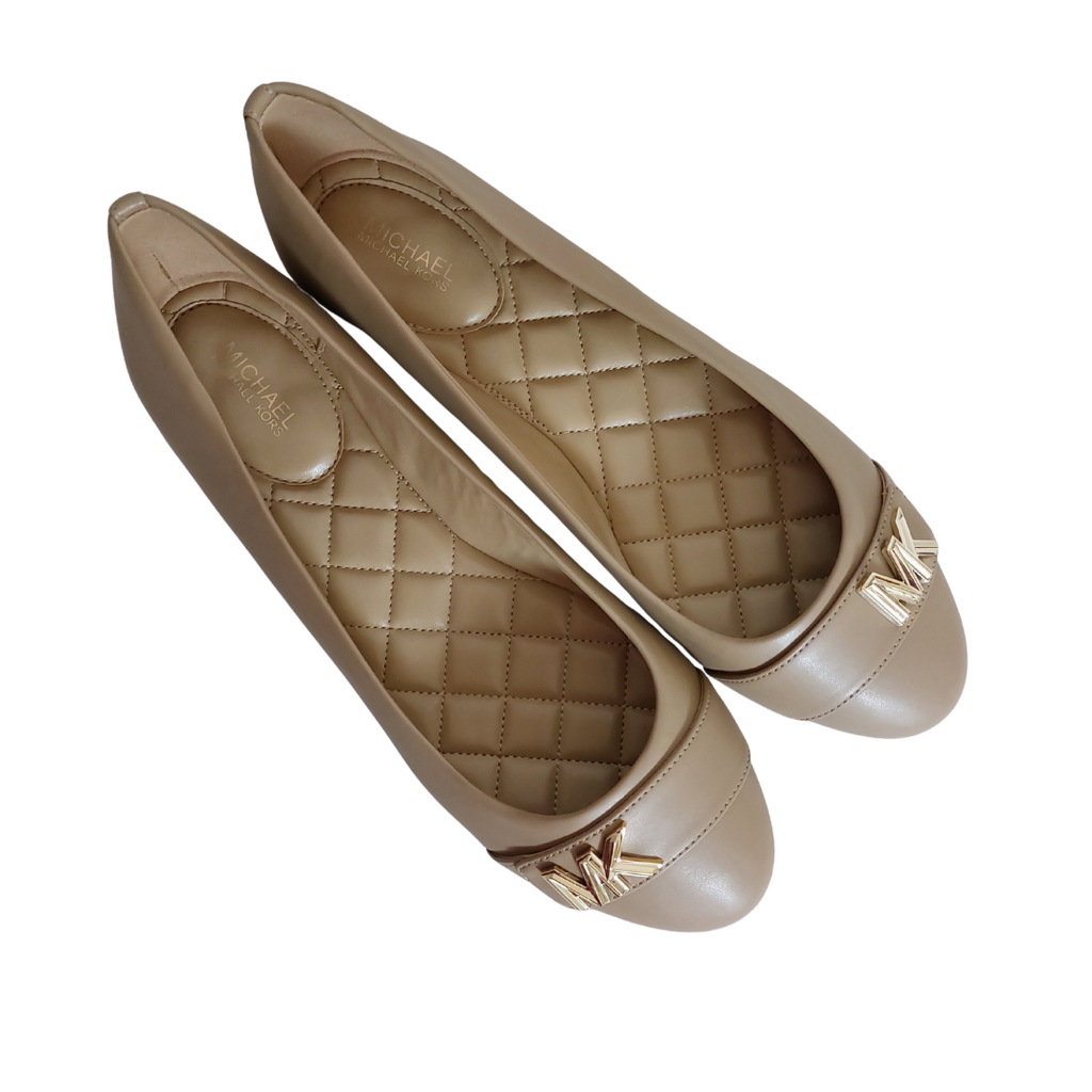 Michael Kors Beige Jilly Ballet Flats | Brand New |