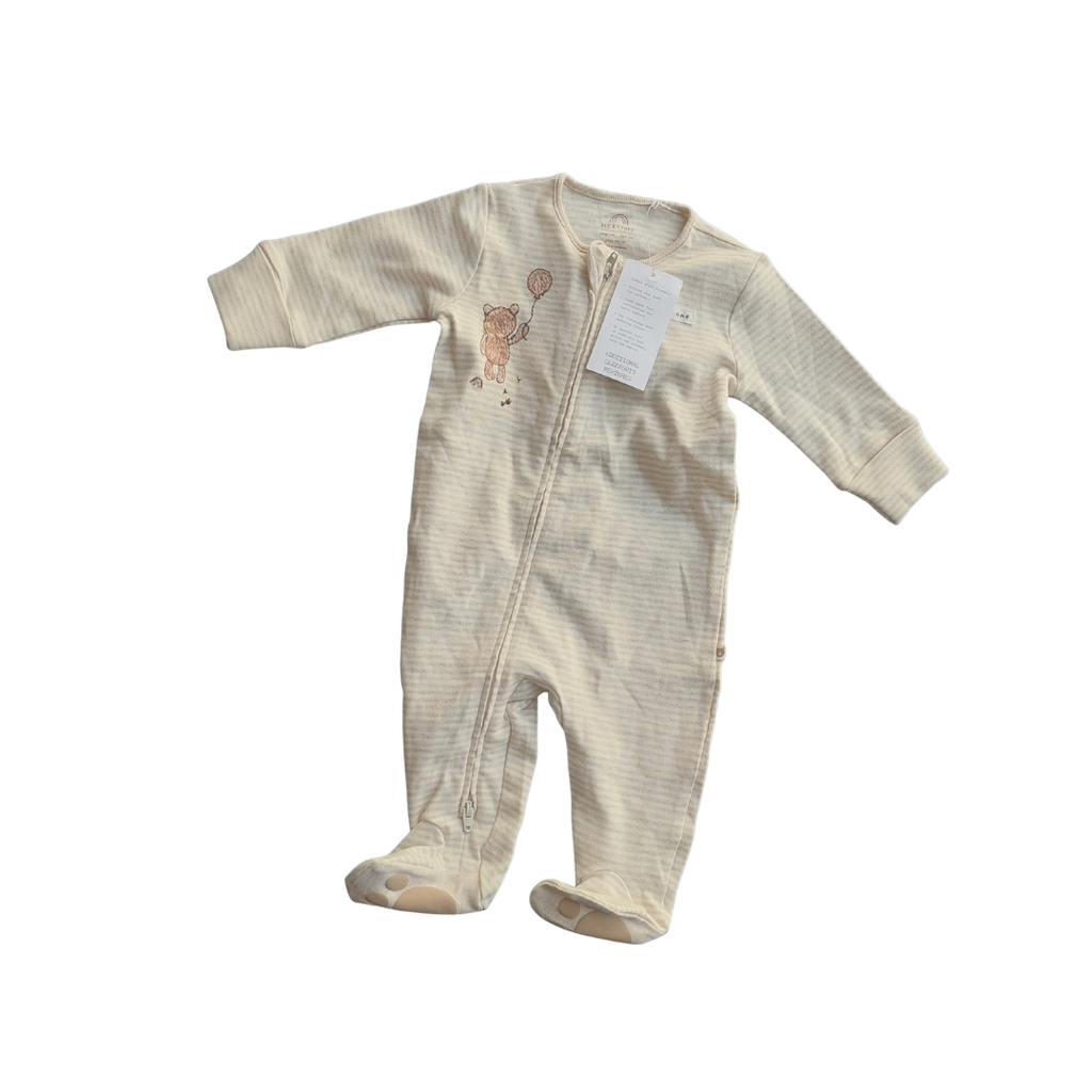 Next Light Brown 'Little One' Romper | Brand New |