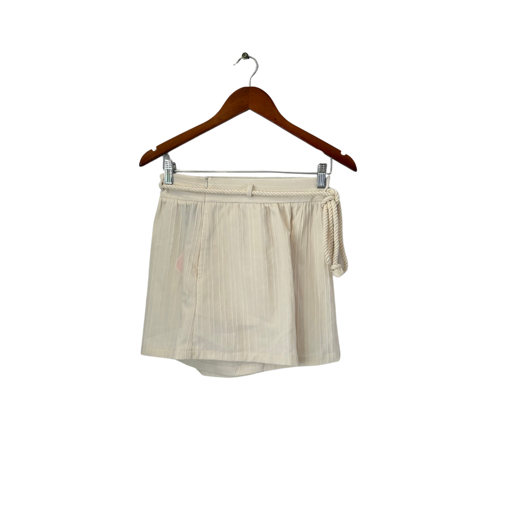 Cider Cream Rope Belt Shorts | Brand New |