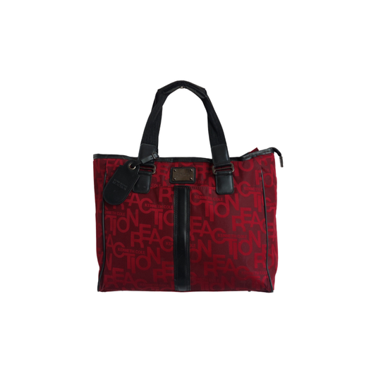 Kenneth Cole Reaction Red Tote Bag | Pre Loved | - Secret Stash