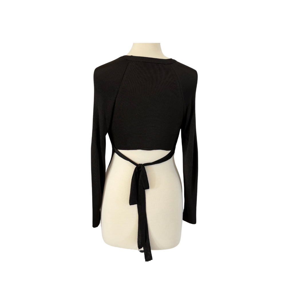Zara Black Knit Top | Gently Used |