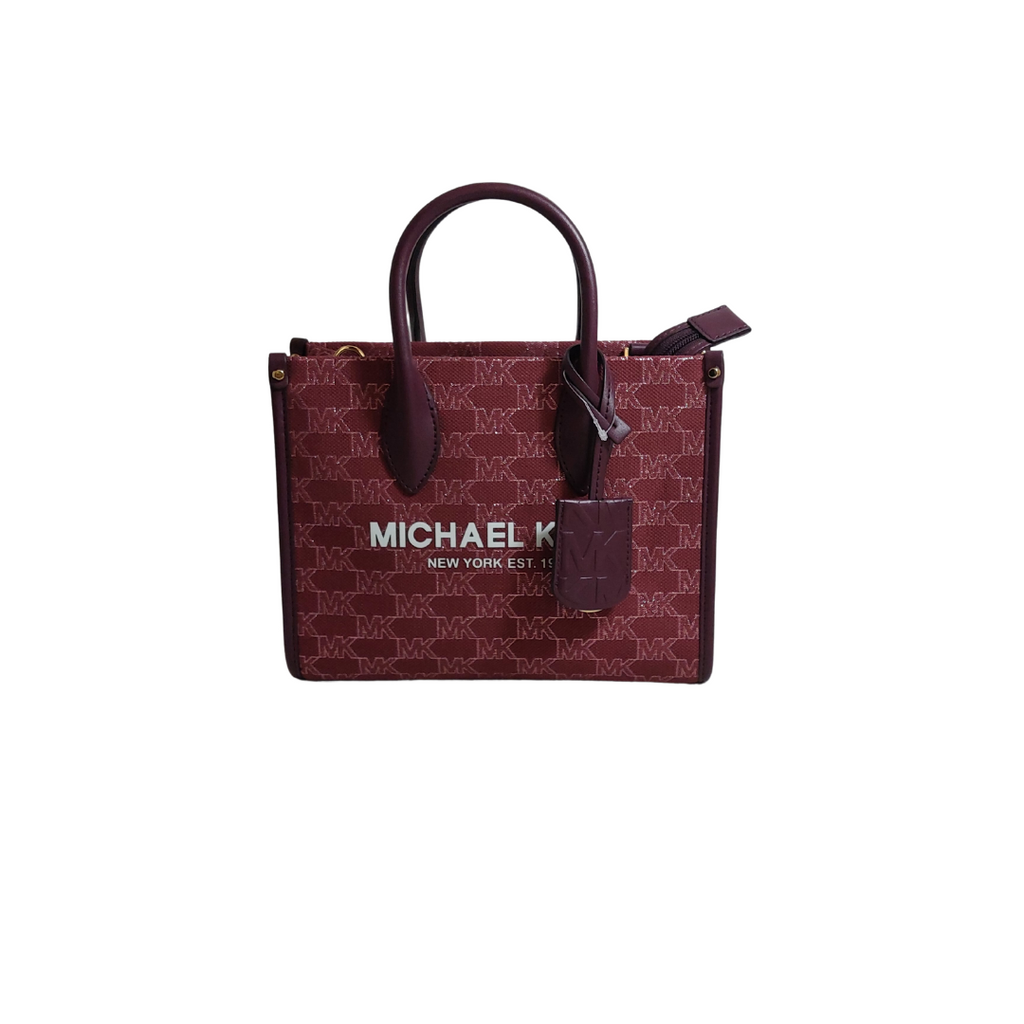 Michael Kors 'Mirella' Canvas & Leather Small Satchel | Brand New |