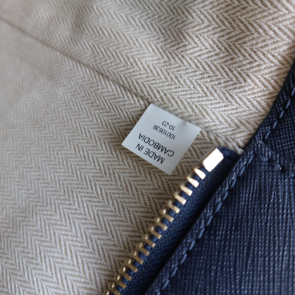 Tory Burch Navy Emerson Small Tote Bag | Pre Loved |