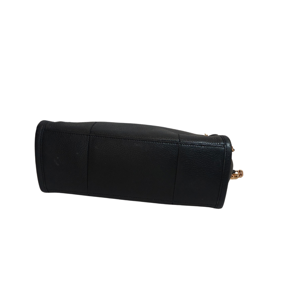 Tory Burch Black Leather Britten Shoulder Bag | Pre Loved |