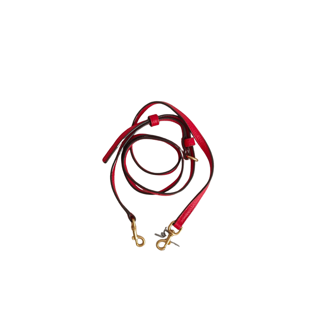 Tory Burch Red Pebbled Leather Mcgraw Wallet Crossbody | Gently Used |