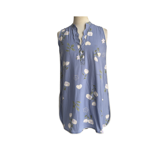 Estelle Light Blue Floral Outfit (2 Pieces) | Gently Used |