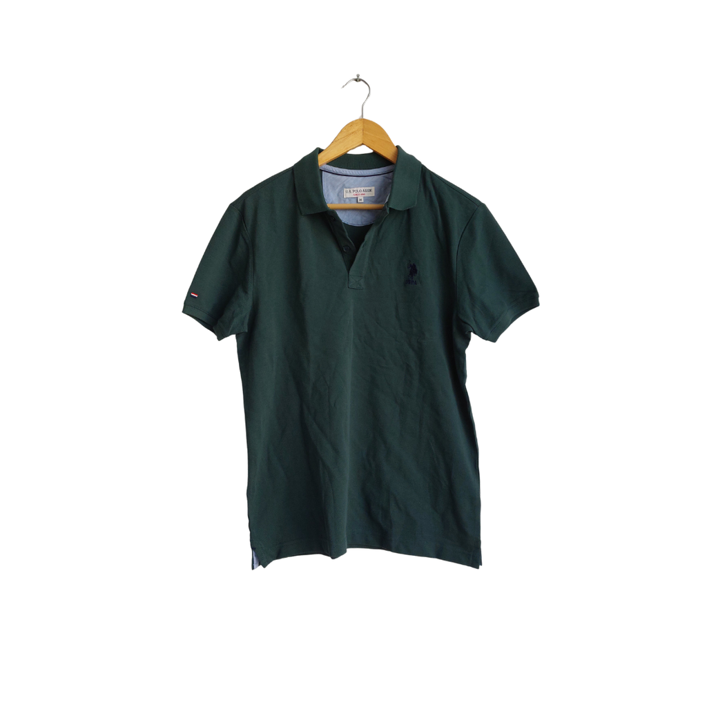 U.S. Polo Assn. Men's Green Polo Shirt | Brand New |